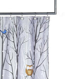 SKL Home Saturday Knight Ltd Winter Friends Shower Curtain - 70x72", Gray
