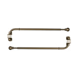 Versailles Swing Arm With Ball Finial Pair - Antique Brass