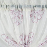 Olivia Gray Bergen Floral Embroidered 47 x 37 in. Swag Valance in Lilac